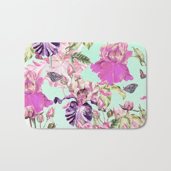 Wild wildflowers Bath Mat