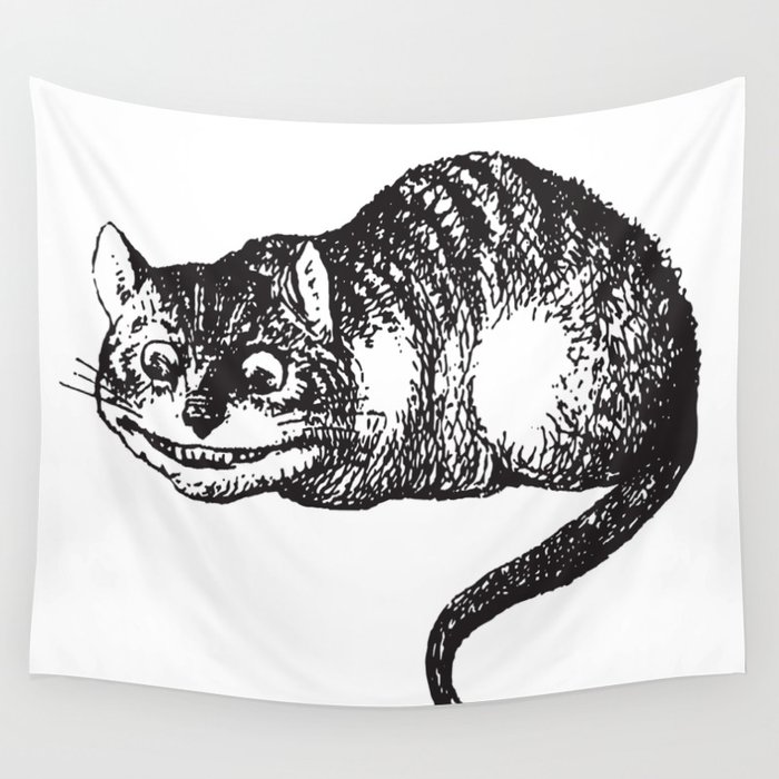 Cheshire Cat Alice in wonderland Wall Tapestry