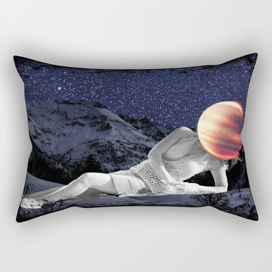 The Universe Girl Rectangular Pillow
