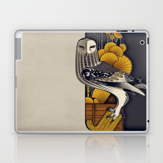Stylish Owl Laptop & iPad Skin