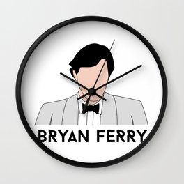 No Face Ferry - Another Time, Another Place (Bryan Ferry) Wall Clock