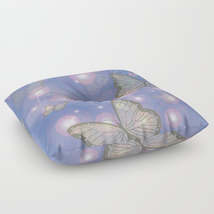 Whimsical Butterfly Floor Pillow