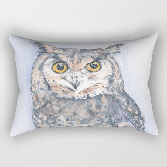 The Less He Spoke Rectangular Pillow