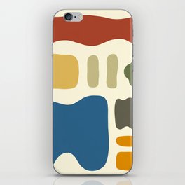 Abstract shapes colorblock collection 2 iPhone Skin