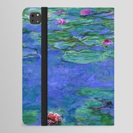 Claude Monet Red Water Lilies iPad Folio Case