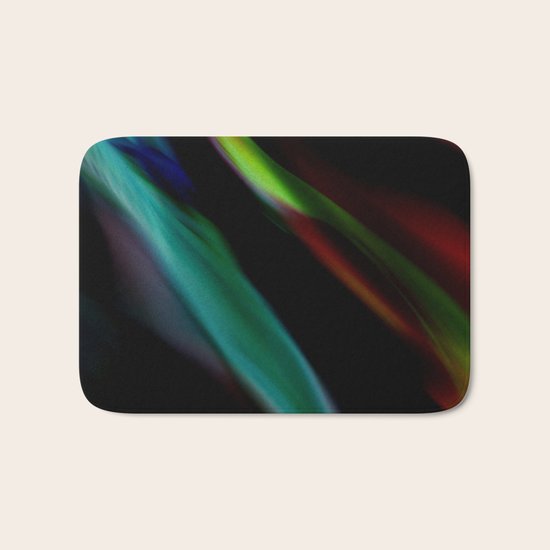 Colored Flames Bath Mat
