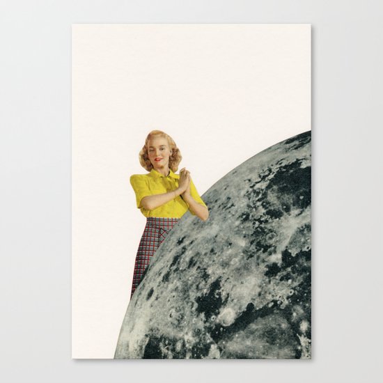 He Gave Her The Moon Canvas Print