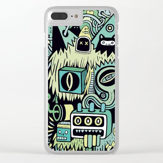 Double Je Clear iPhone Case