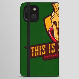 Spartan This is Sparta iPhone Wallet Case