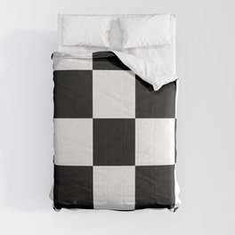 Black and White Checker Comforter