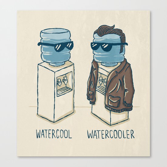 Watercool Canvas Print