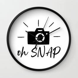 oh Snap Wall Clock