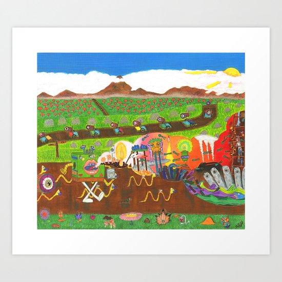 Regurgitated Storytelling Art Print