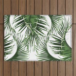 Palm Leaves Summer Delight #1 #tropical #decor #art #society6 Outdoor Rug