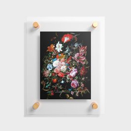 Flower Collage Floating Acrylic Print