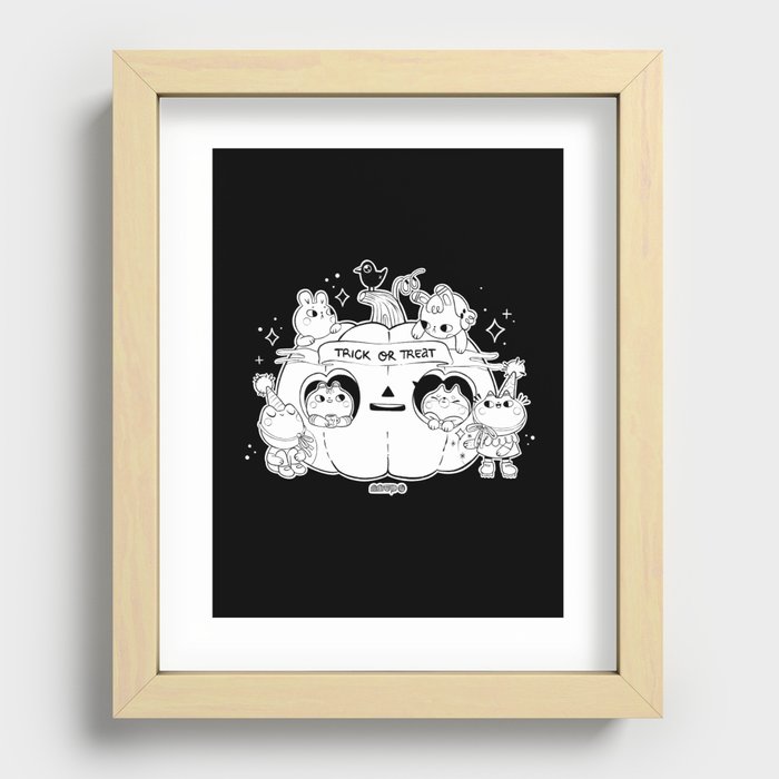 Trick Or Treat Recessed Framed Print