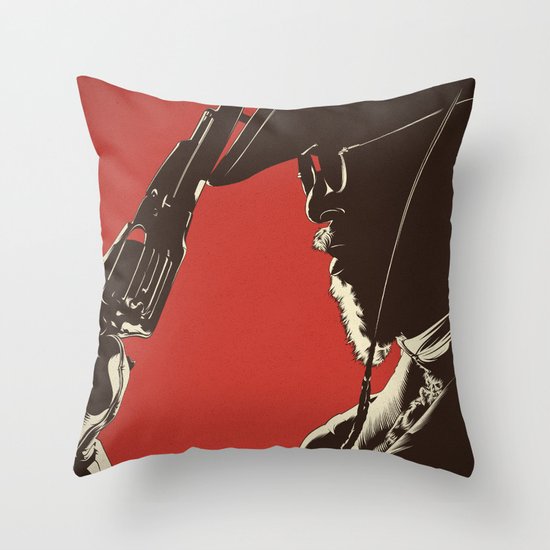 D. U. Throw Pillow