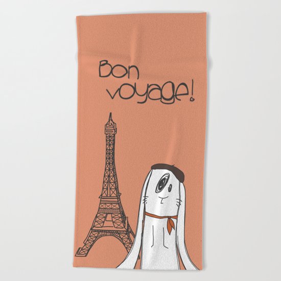 Bon Voyage! Beach Towel