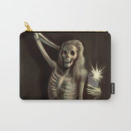 Vanitas Carry-All Pouch | Color, Skull, Smartphone, Digital, Funny, Vanitas, Skeleton, Dark, Scary, Selfie 