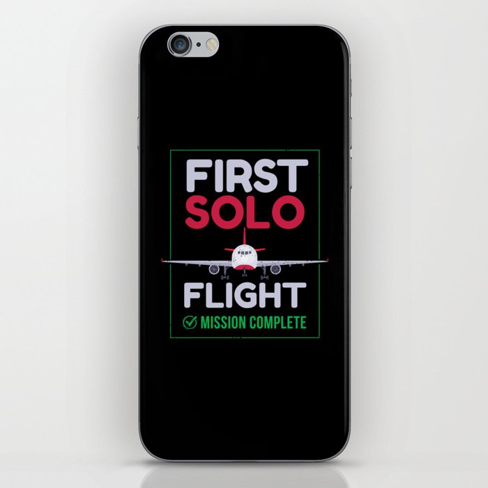 First Solo Flight Airplane First Flight iPhone Skin