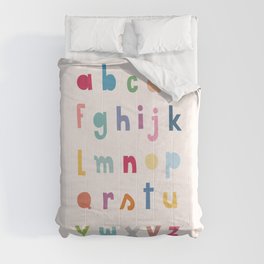 ABC alphabet art Comforter