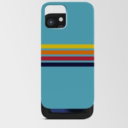 Abstract Retro Stripes Minimal Style - Akifusa iPhone Card Case
