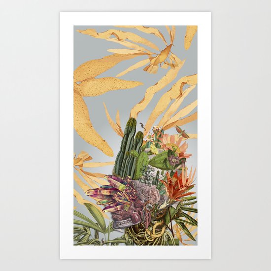 kakteen original anatomical collage by bedelgeuse Art Print