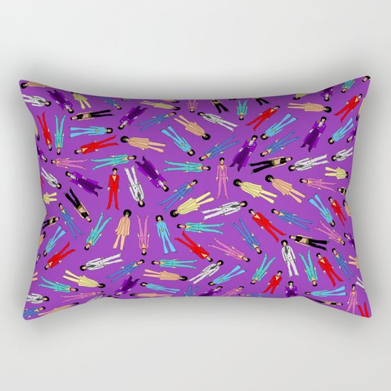 Purple Pattern 2 Rectangular Pillow