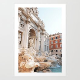 Trevi Fountain Rome Art Print