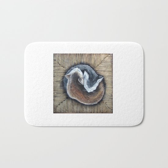 Cats rest Bath Mat