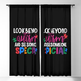 Look Beyond Autism And See Someone Special Blackout Curtain