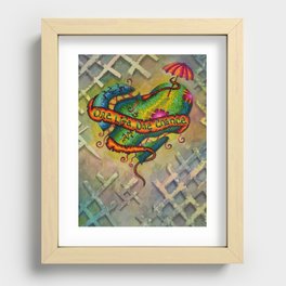 One Life, One Chance Recessed Framed Print