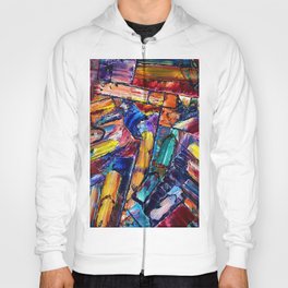 Letter to a Friend; Rants, Raves, Loves, Secrets, and Random Thoughts, modern colorful abstract painting Hoody