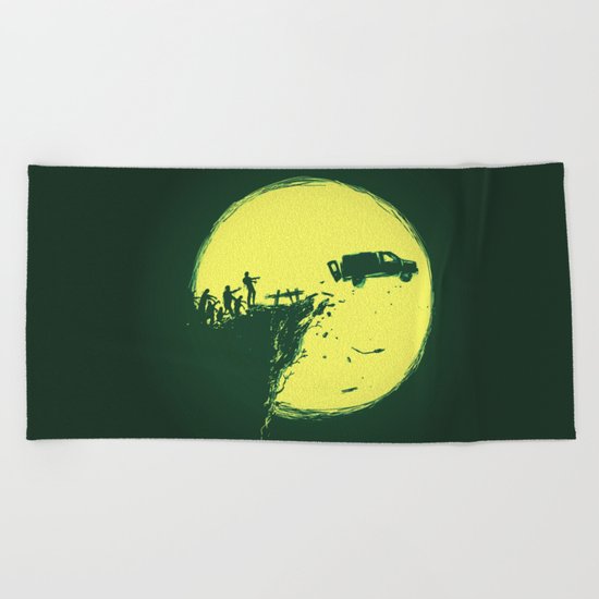 Zombie Invasion Beach Towel