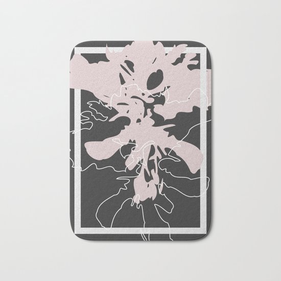 ABSTRACT FLORAL Bath Mat
