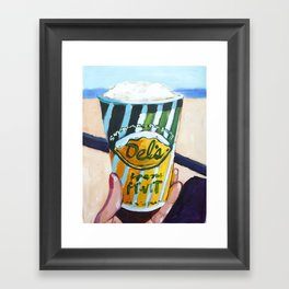 Del's Lemonade Framed Art Print