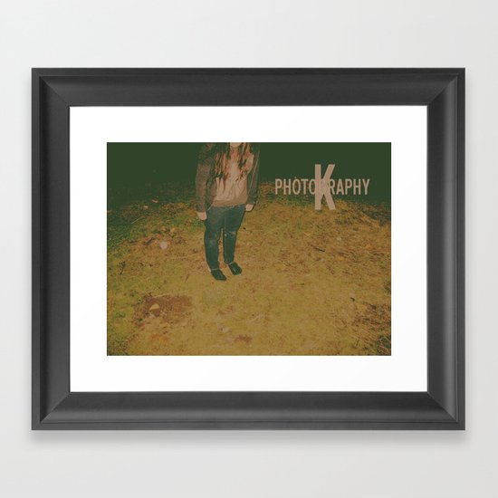 K Photography Logo-1 Framed Art Print
