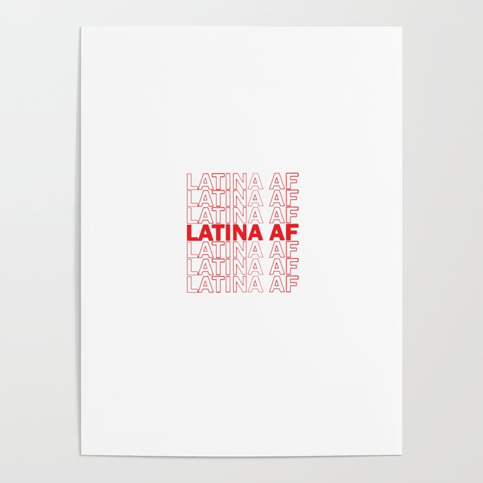 latina af Poster