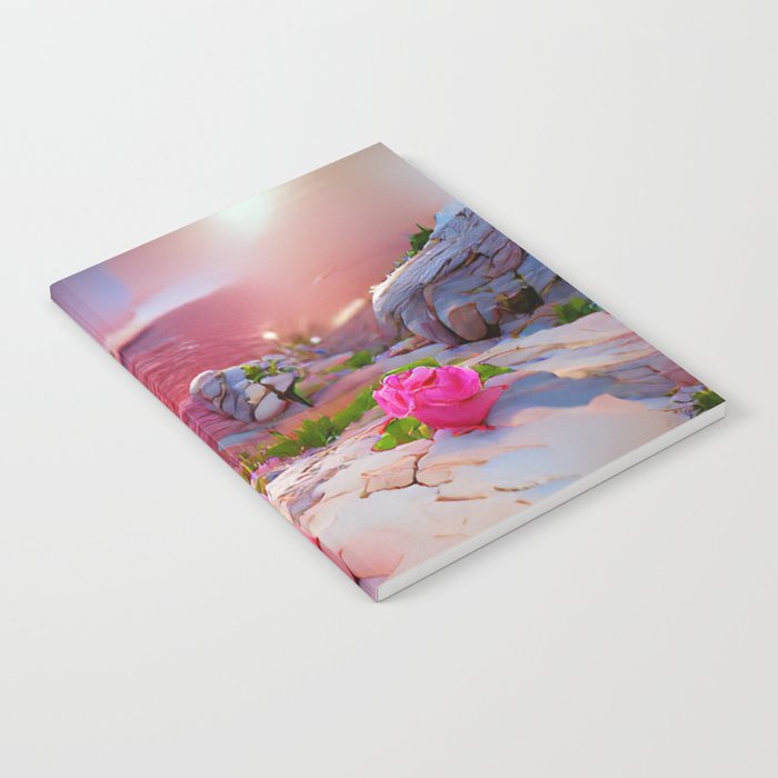 pink and stone Notebook