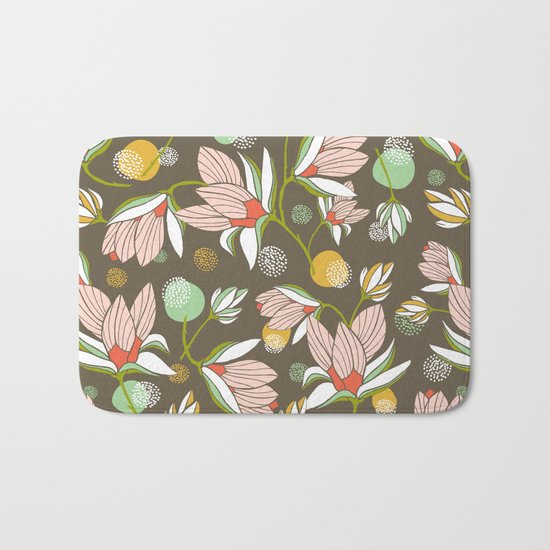 Magnolia Blossom Bath Mat