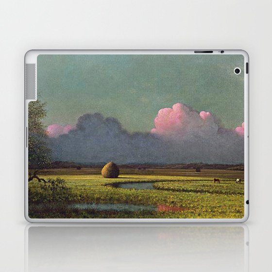 Sunlight And Shadow The Newbury Marshes By Martin Johnson Heade | Reproduction Laptop & iPad Skin