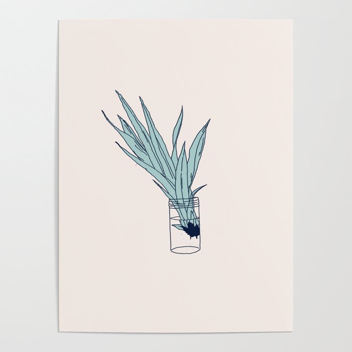 Plant in Jar Poster