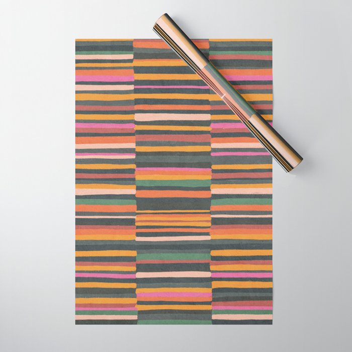 Striped pattern 02 Wrapping Paper