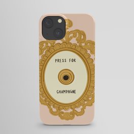 Press for Champagne in Pink iPhone Case