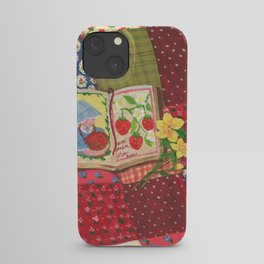 Strawberry Patchwork iPhone Case