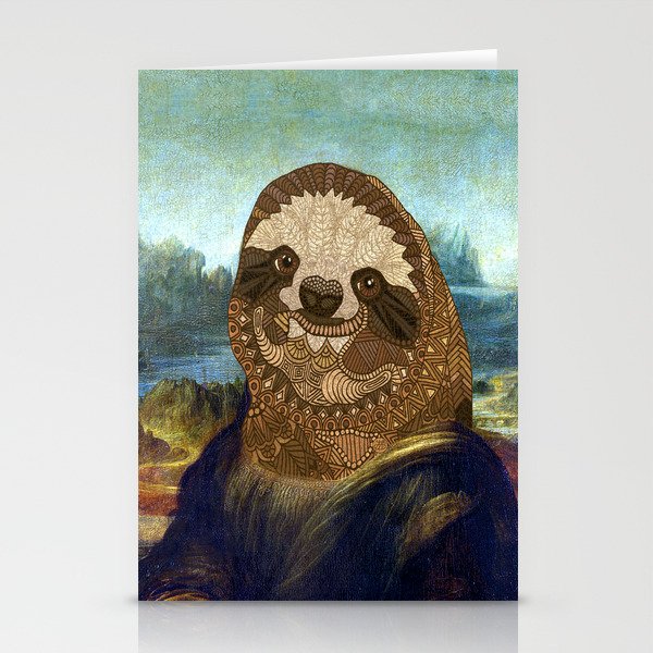 Sloth Lisa Stationery Cards