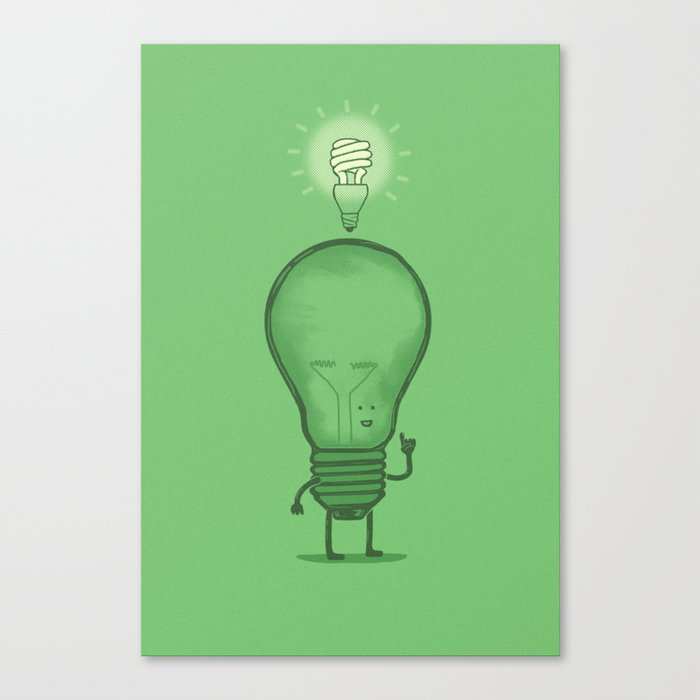 Think Efficiently! Canvas Print