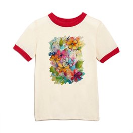 Wildflower Whirlwind Kids T Shirt