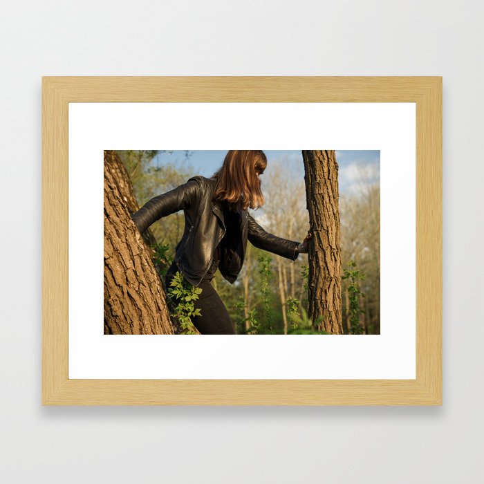 Forest Ninja Framed Art Print