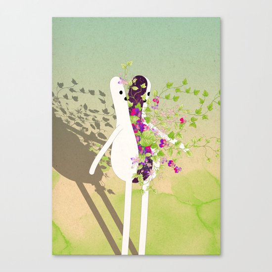 f i o r i t o - i m p r o v v i s a m e n t e Canvas Print
